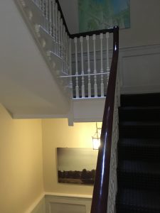 Finished staircase post renovation