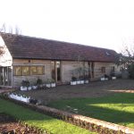 Finished barn renovation and gardens