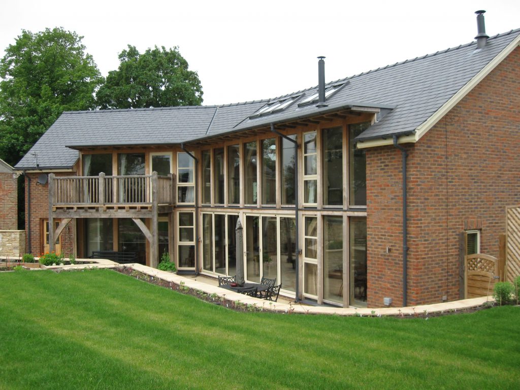 Oak framed building in Purton Stoke Nick Matthews