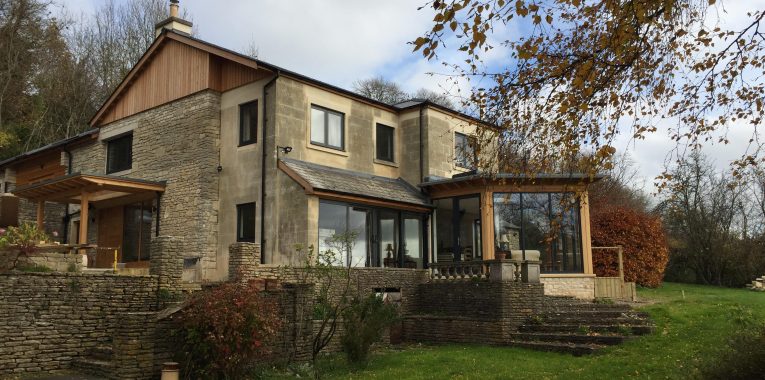 View of Combe Down house from the MIdford Valley